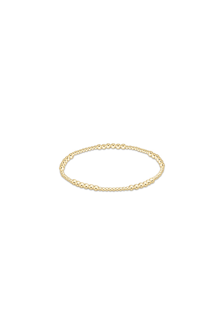 Enewton: Blissful Gold 3MM Bracelet - Gold-7- Jewelry-ENEWTON-Usher & Co - Women's Boutique Located in Atoka, OK and Durant, OK