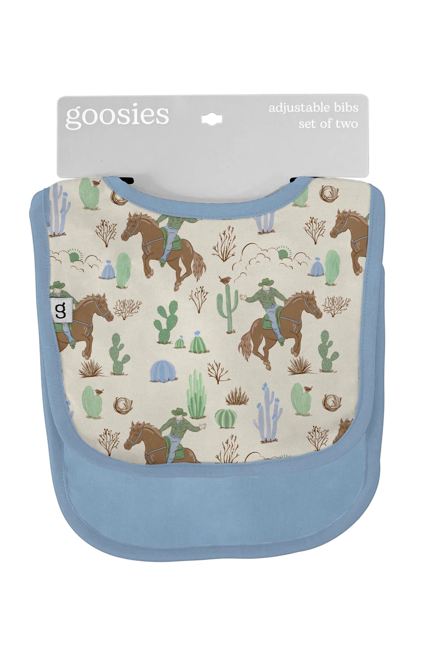 Goosies: Bib Set-Saddle Cowboy!-12- Baby/Kids/Men-Goosies-Usher & Co - Women's Boutique Located in Atoka, OK and Durant, OK