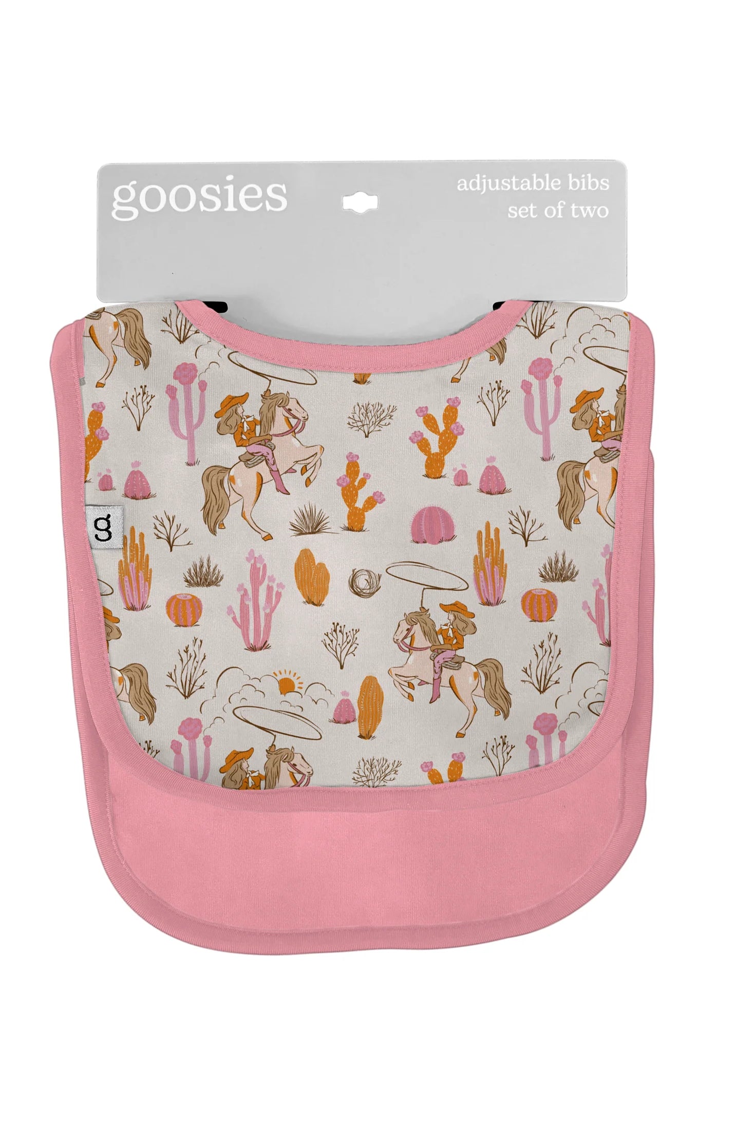 Goosies: Bib Set-Saddle Cowgirl!-12- Baby/Kids/Men-Goosies-Usher & Co - Women's Boutique Located in Atoka, OK and Durant, OK