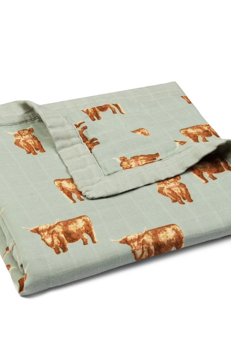 Bamboo Big Lovey-Highland Cow-12- Baby/Kids/Men-Milkbarn-Usher & Co - Women's Boutique Located in Atoka, OK and Durant, OK