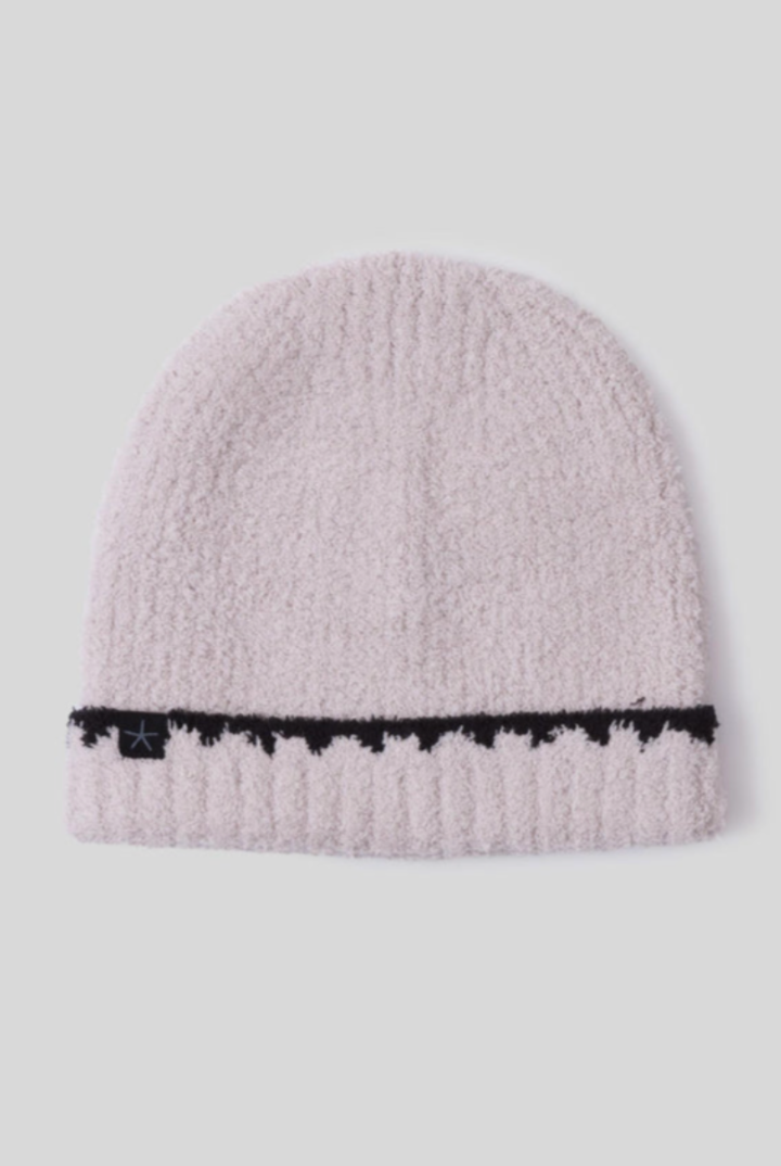 Barefoot Dreams: Ribbed Blanket Stitch Beanie-Stone-11- Gift/Home-Barefoot Dreams-Usher & Co - Women's Boutique Located in Atoka, OK and Durant, OK