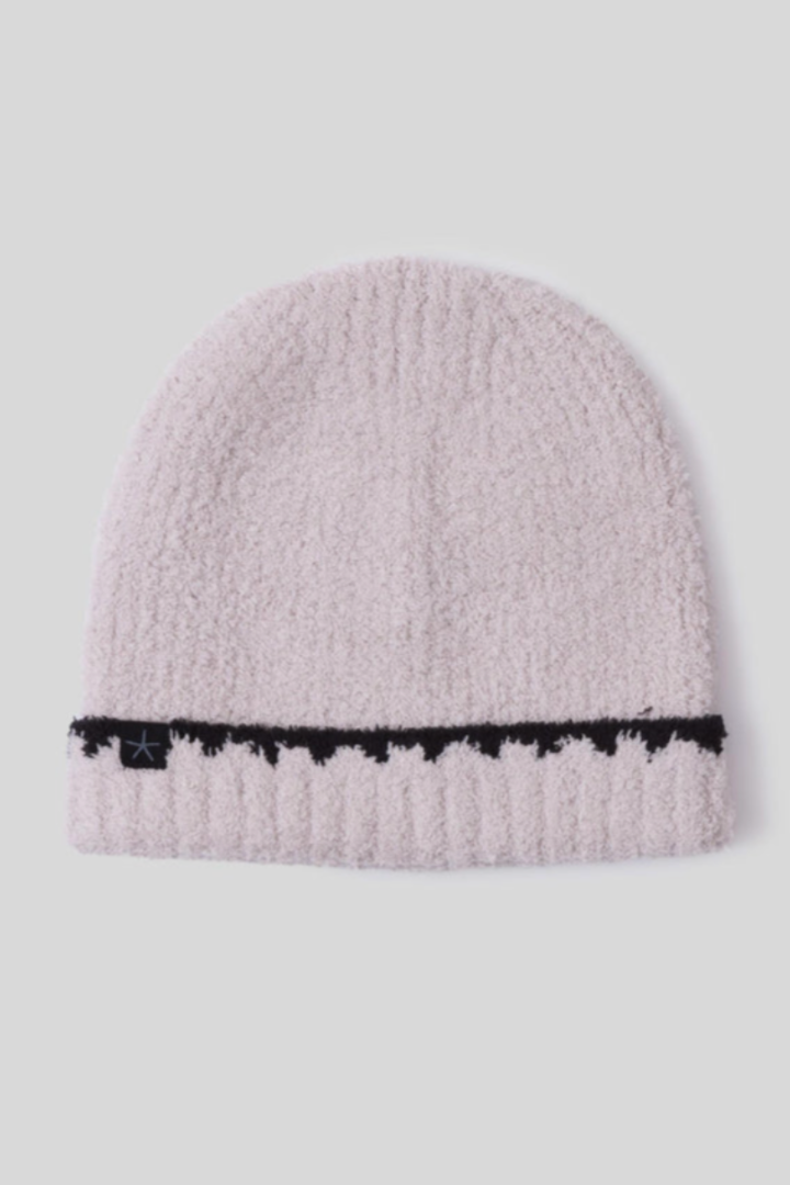 Barefoot Dreams: Ribbed Blanket Stitch Beanie-Stone-11- Gift/Home-Barefoot Dreams-Usher & Co - Women's Boutique Located in Atoka, OK and Durant, OK