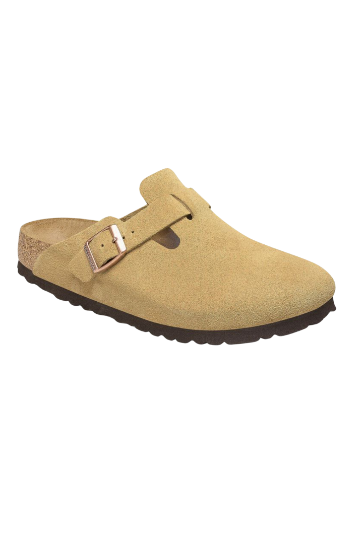 Birkenstock: Boston-Latte Cream-9- Shoes-BIRKENSTOCK-Usher & Co - Women's Boutique Located in Atoka, OK and Durant, OK