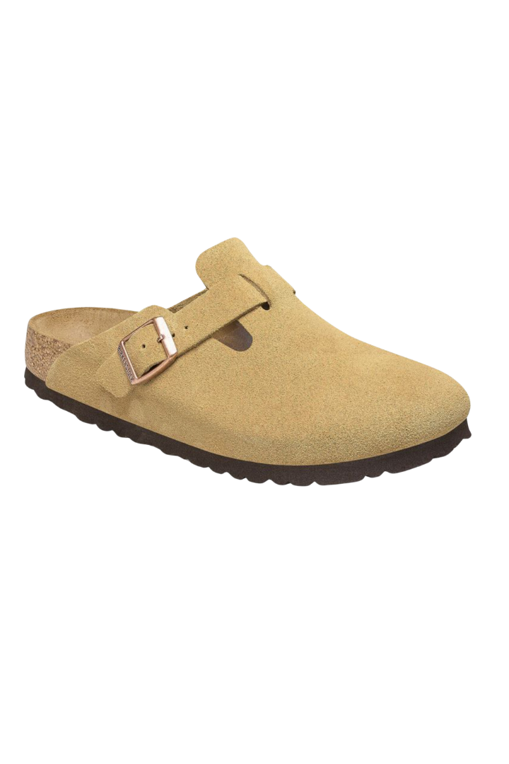 Birkenstock: Boston-Latte Cream-9- Shoes-BIRKENSTOCK-Usher & Co - Women's Boutique Located in Atoka, OK and Durant, OK