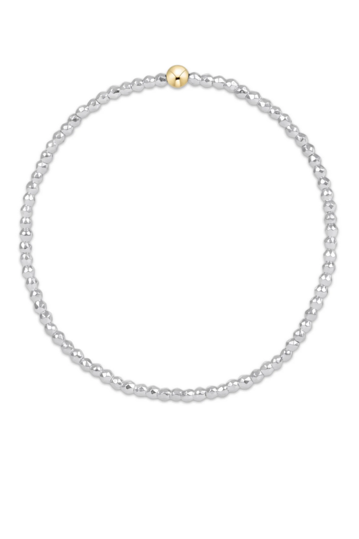 enewton: Bright Silver Faceted Hematite 2mm Bracelet-7- Jewelry-ENEWTON-Usher & Co - Women's Boutique Located in Atoka, OK and Durant, OK