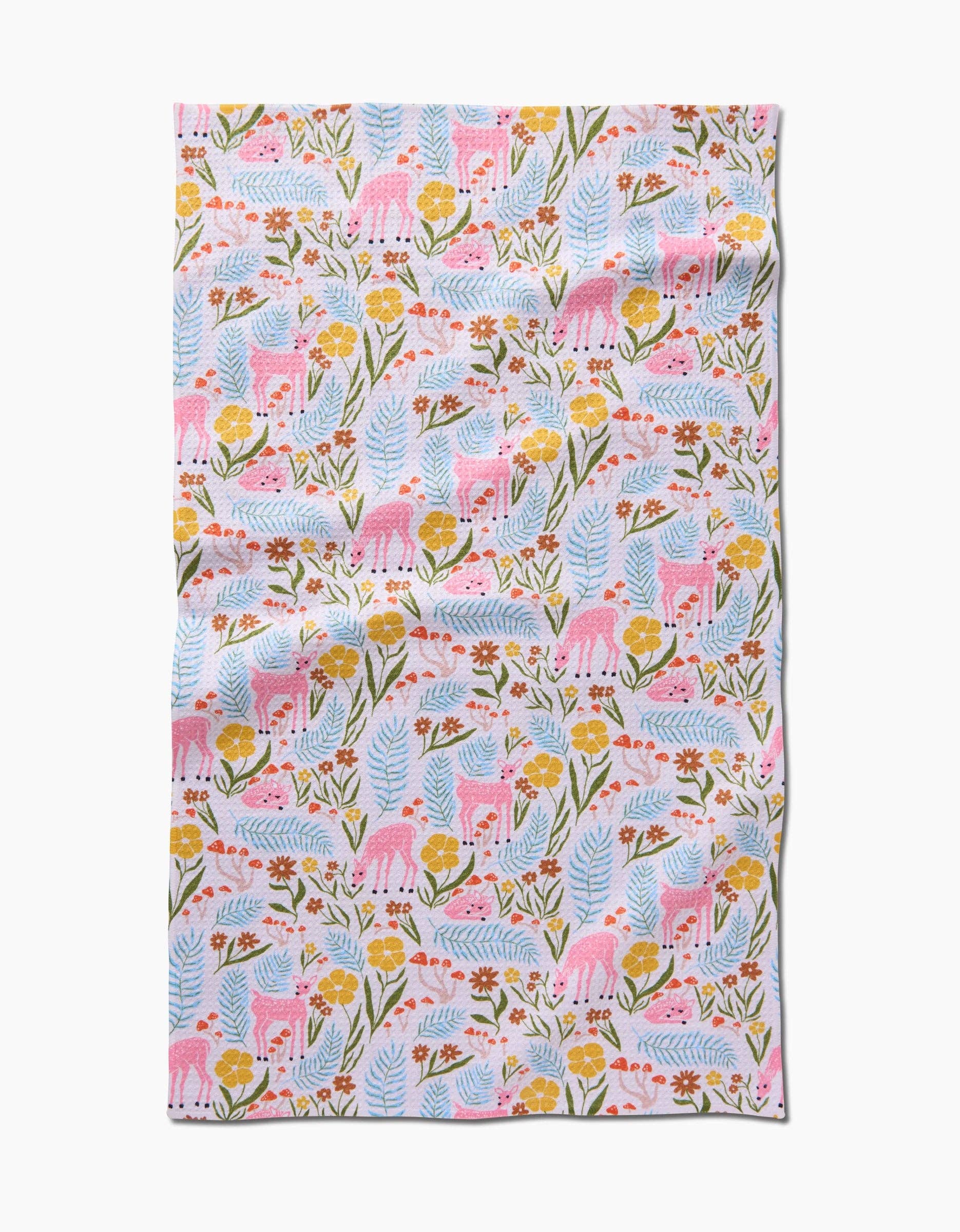 GEOMETRY: Fern and Fawn Tea Towel-11- Gift/Home-Geometry-Usher & Co - Women's Boutique Located in Atoka, OK and Durant, OK