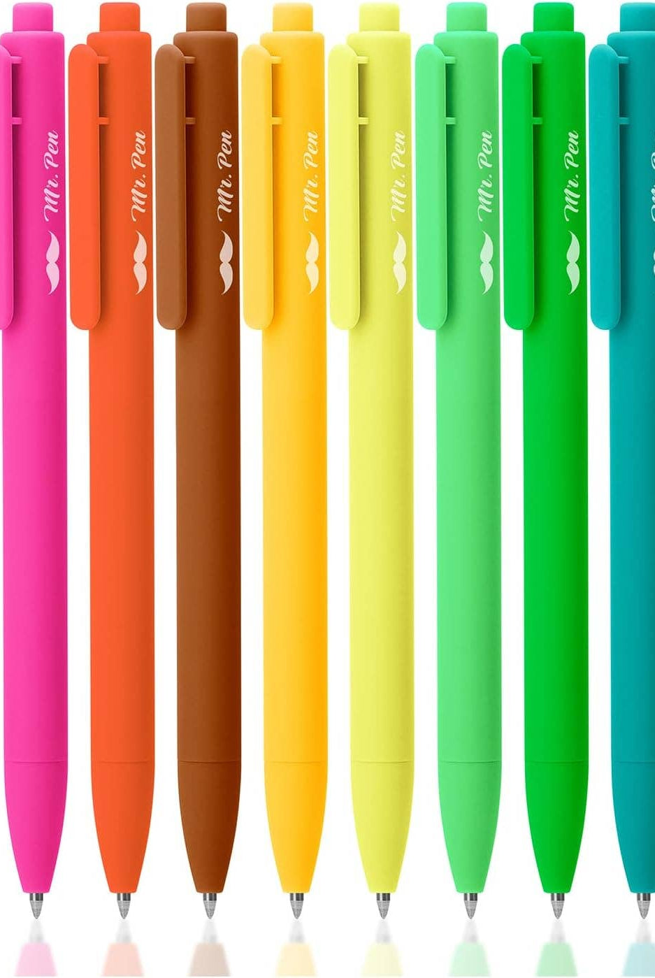 Cute 12-Pack Retractable Gel Pens with Colored Ink-11- Gift/Home-Mr. Pen-Usher & Co - Women's Boutique Located in Atoka, OK and Durant, OK