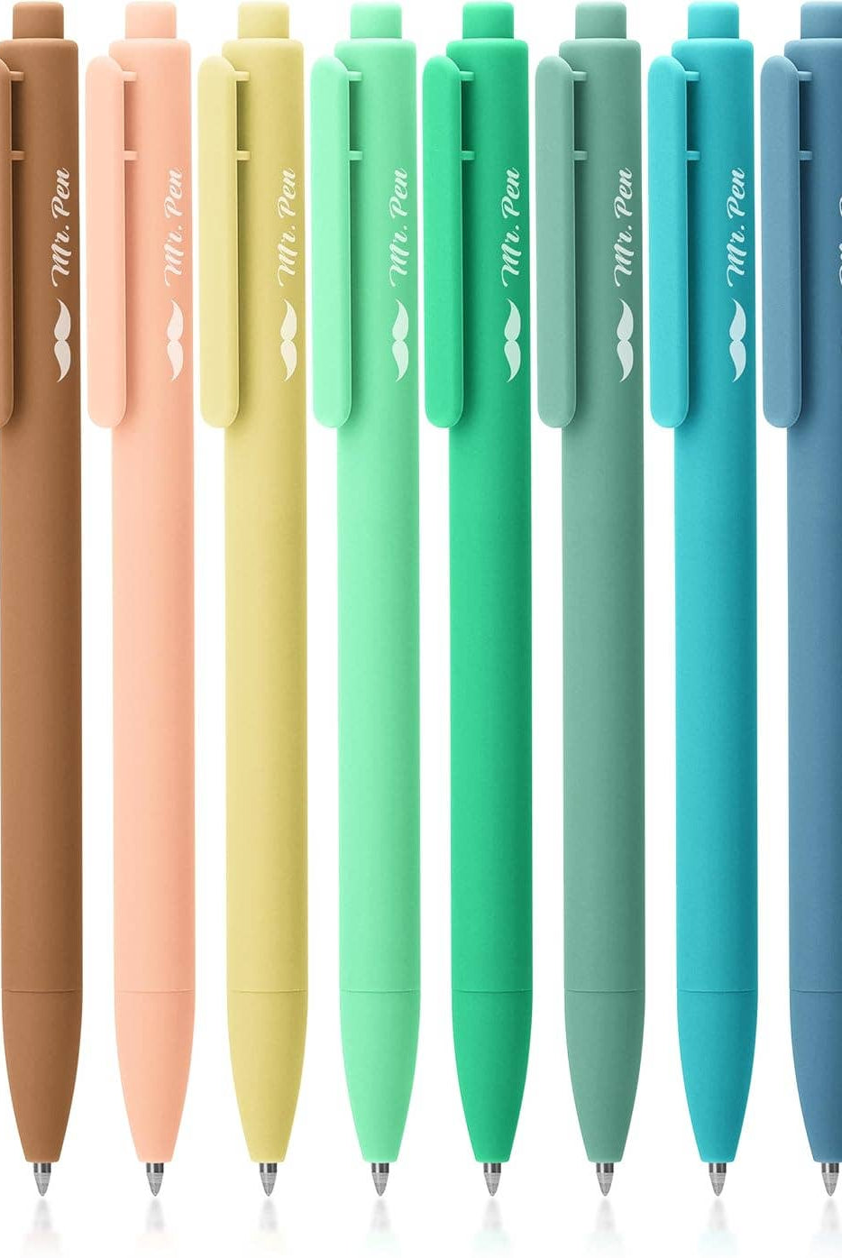Cute 12-Pack Retractable Gel Pens with Colored Ink-11- Gift/Home-Mr. Pen-Usher & Co - Women's Boutique Located in Atoka, OK and Durant, OK