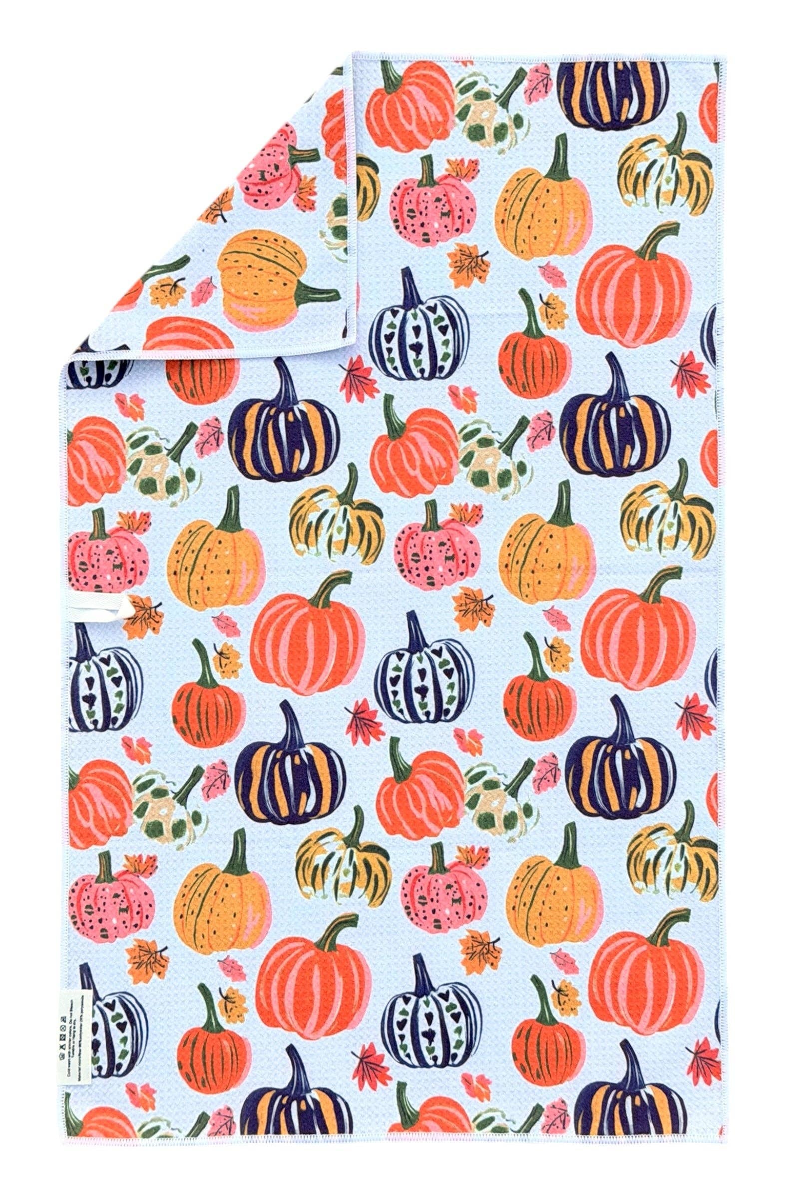 Oh My Gourd!: Double-Sided Hand Towel-11- Gift/Home-Crae.Home-Usher & Co - Women's Boutique Located in Atoka, OK and Durant, OK