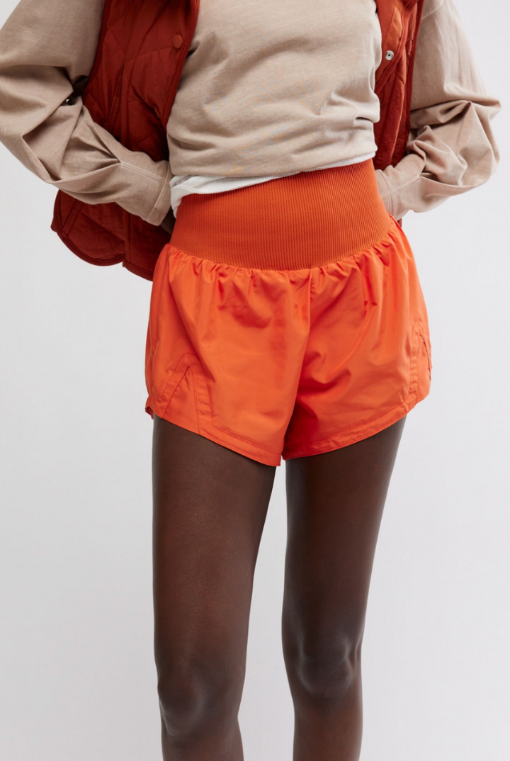 FP Movement: Carpe Diem Short-Flame-4- Bottoms-Free People Movement-Usher & Co - Women's Boutique Located in Atoka, OK and Durant, OK