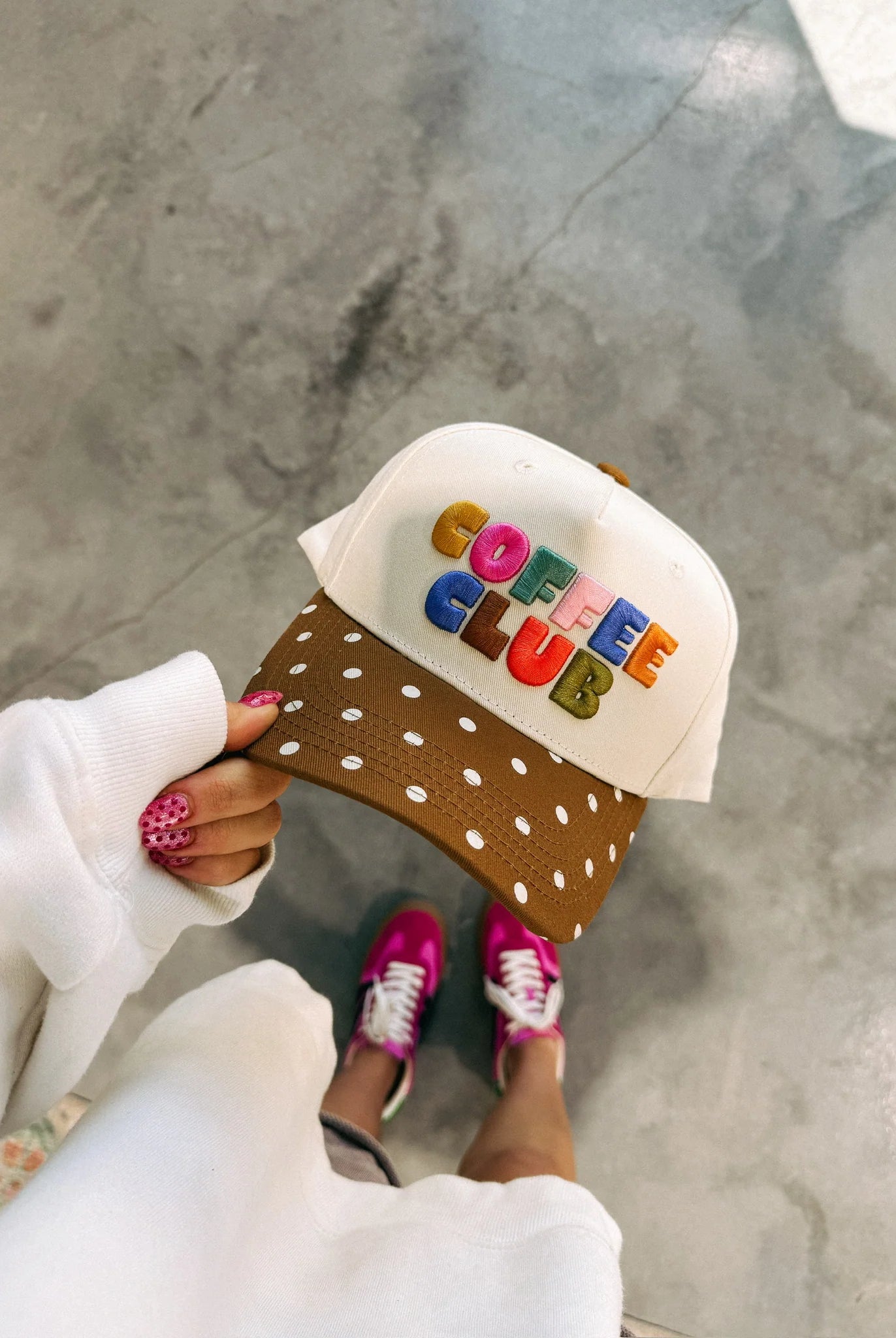 Coffee Club Trucker Hat-8- Accessory-Etta + East-Usher & Co - Women's Boutique Located in Atoka, OK and Durant, OK