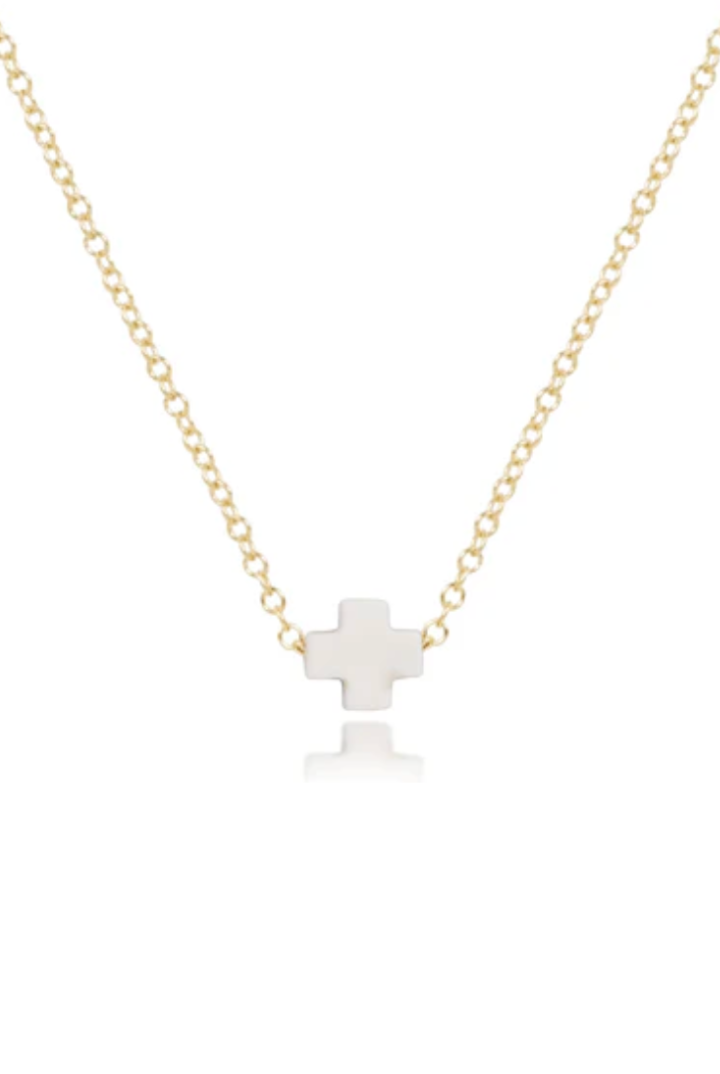 enewton: 16" Necklace Gold-Signature Cross-7- Jewelry-ENEWTON-Usher & Co - Women's Boutique Located in Atoka, OK and Durant, OK
