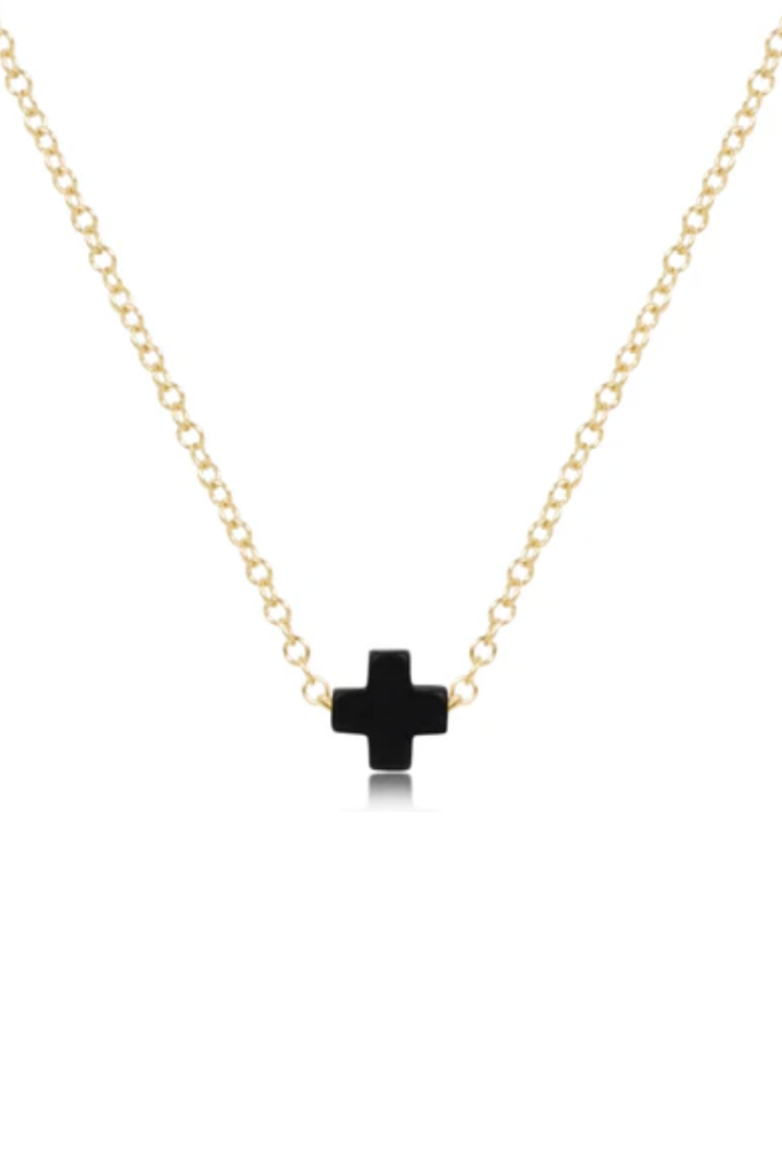 enewton: 16" Necklace Gold-Signature Cross-7- Jewelry-ENEWTON-Usher & Co - Women's Boutique Located in Atoka, OK and Durant, OK