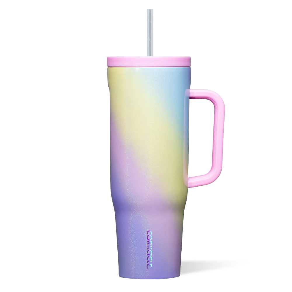 Corkcicle: Cruiser 40 oz-Rainbow Unicorn-11- Gift/Home-CORKCICLE-Usher & Co - Women's Boutique Located in Atoka, OK and Durant, OK