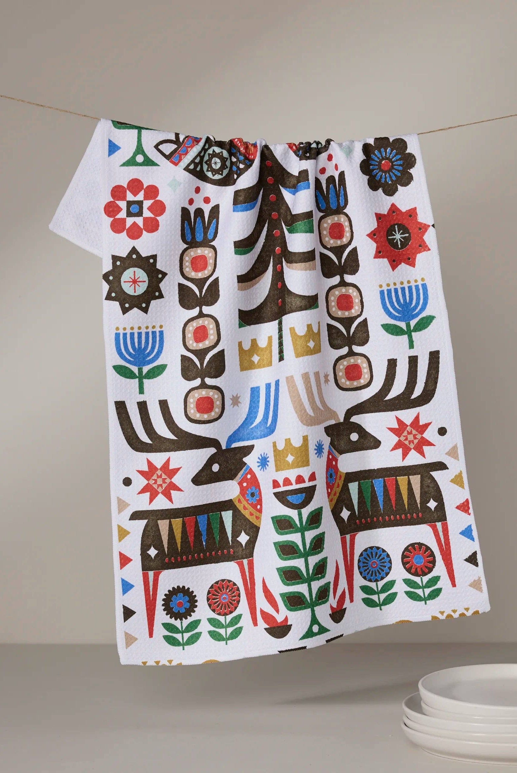 GEOMETRY: Everfolk Tea Towel-11- Gift/Home-Geometry-Usher & Co - Women's Boutique Located in Atoka, OK and Durant, OK