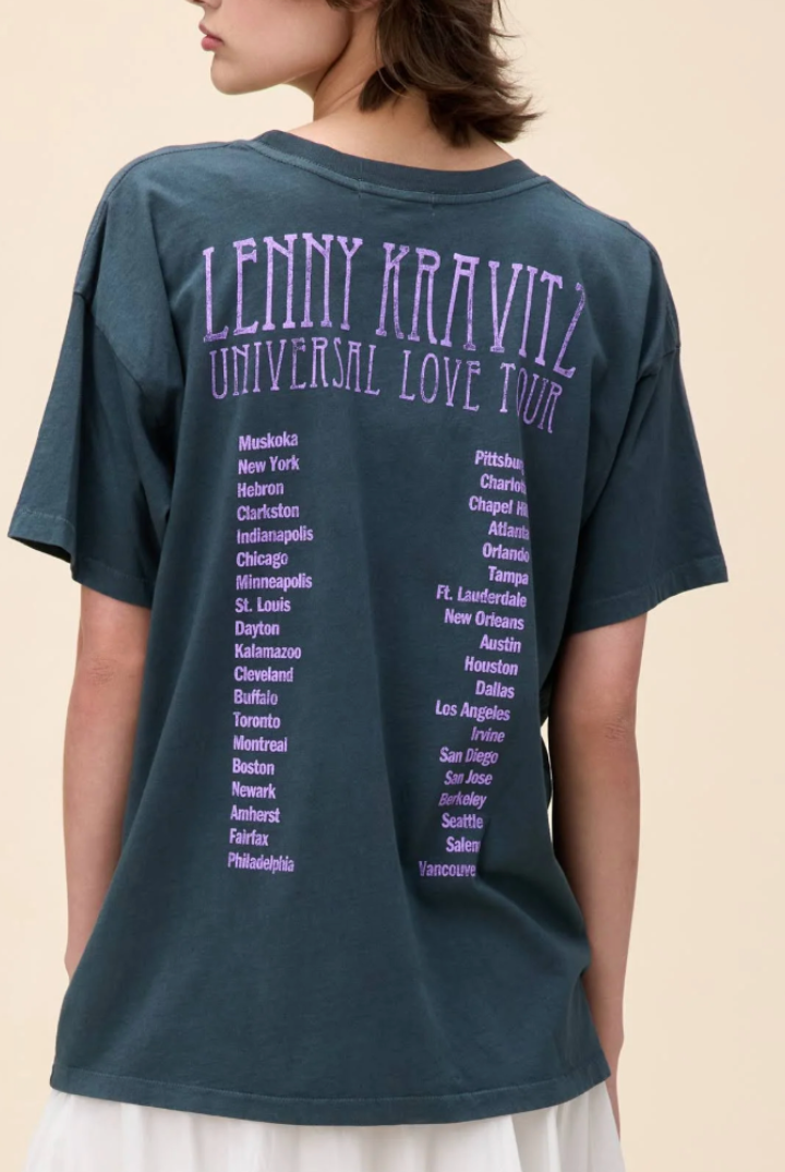 DAYDREAMER: Lenny Kravitz Universal Love Tee-14-DISTRESSED-DAYDREAMER-Usher & Co - Women's Boutique Located in Atoka, OK and Durant, OK