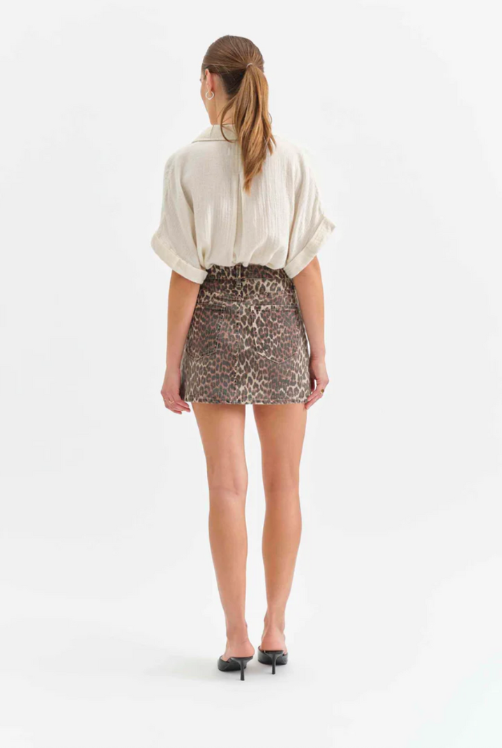 DAZE: Malibu Mini Skirt-Cool Cat-4- Bottoms-DAZE-Usher & Co - Women's Boutique Located in Atoka, OK and Durant, OK