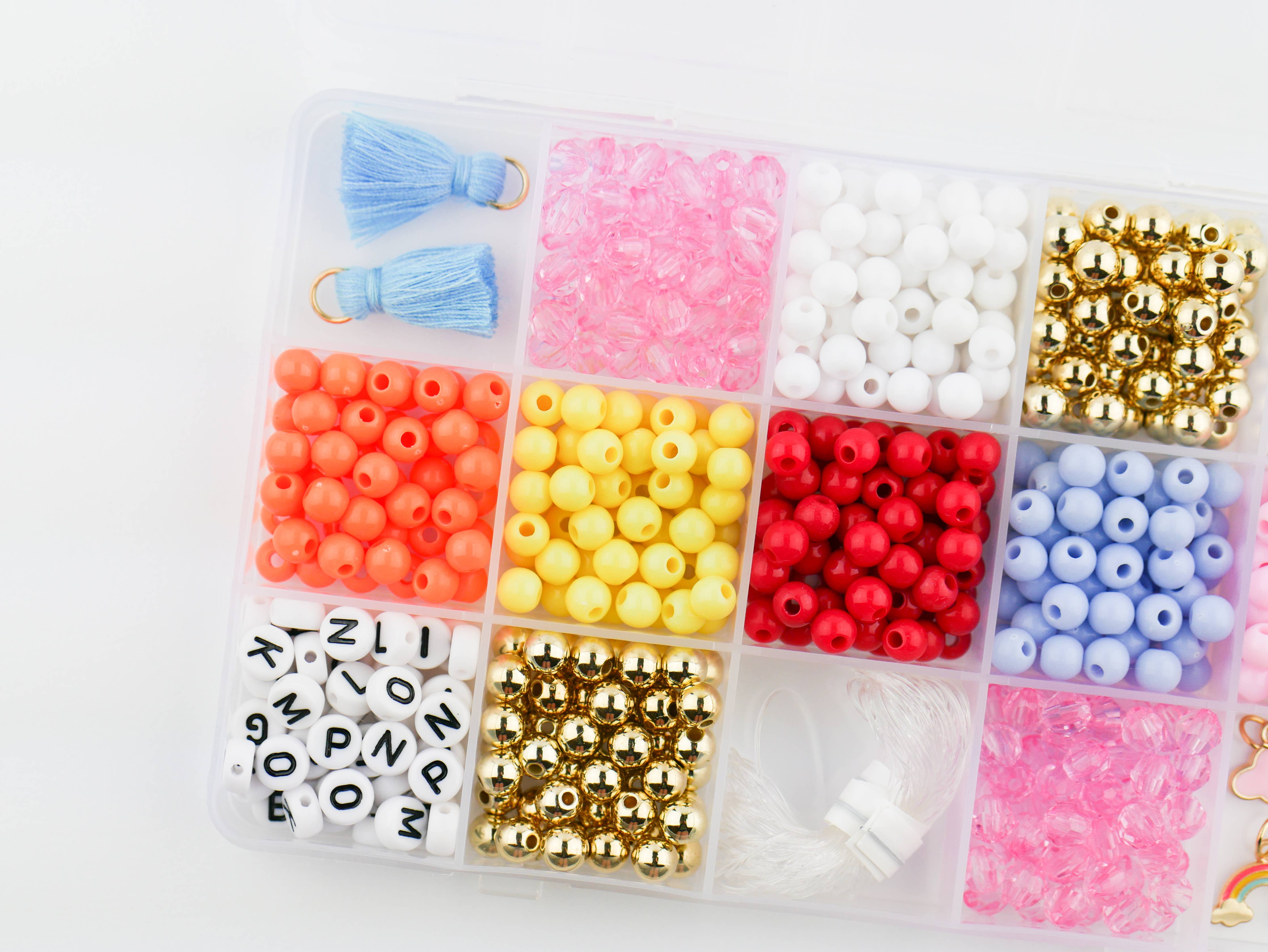 Color My World Rainbow Stretchy Bracelet Kit-11- Gift/Home-Stacked Sweetly-Usher & Co - Women's Boutique Located in Atoka, OK and Durant, OK