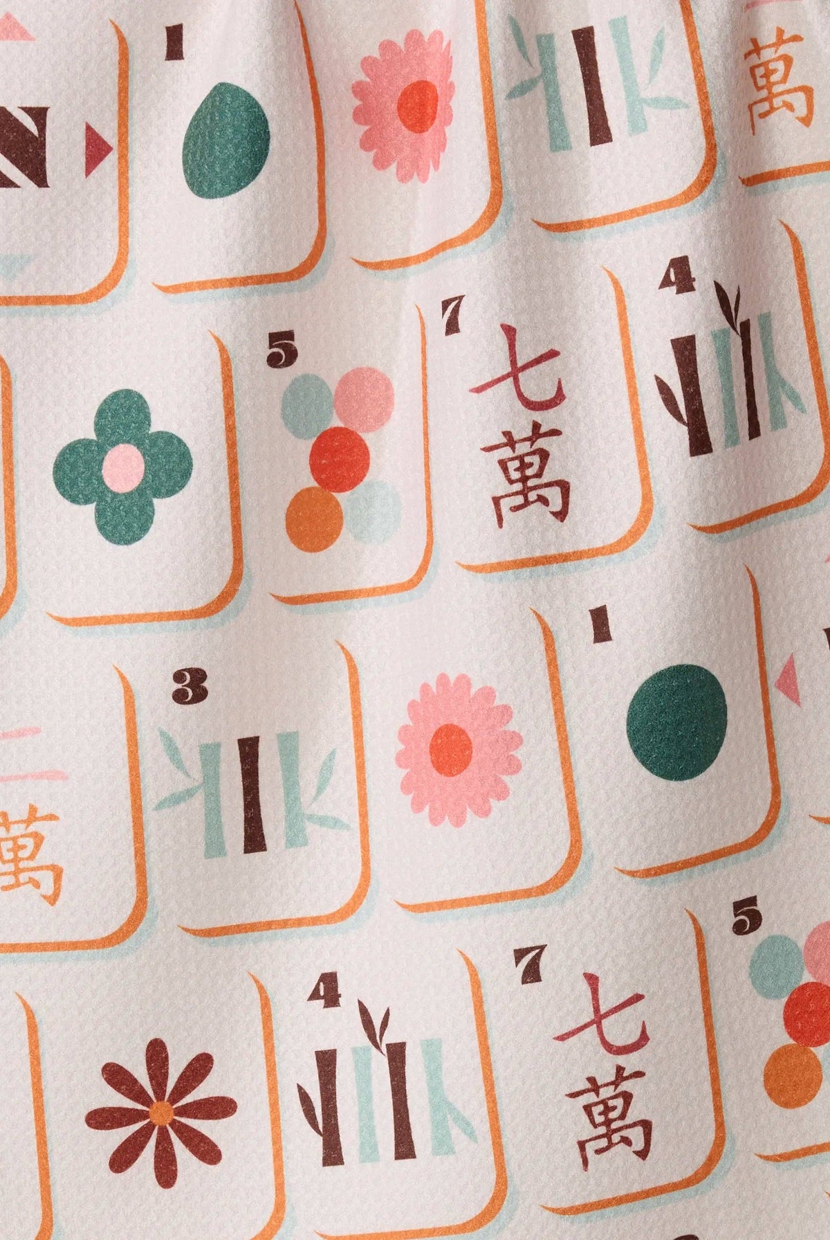 Cypress Tile Toss Tea Towel - Mahjong-Kitchen Textiles-Geometry-Usher & Co - Women's Boutique Located in Atoka, OK and Durant, OK