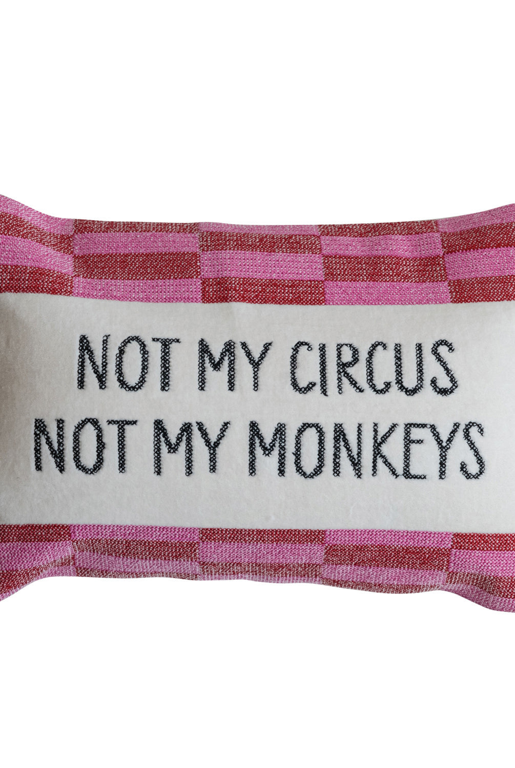 Not My Circus Pillow-11- Gift/Home-CREATIVE CO-OP-Usher & Co - Women's Boutique Located in Atoka, OK and Durant, OK