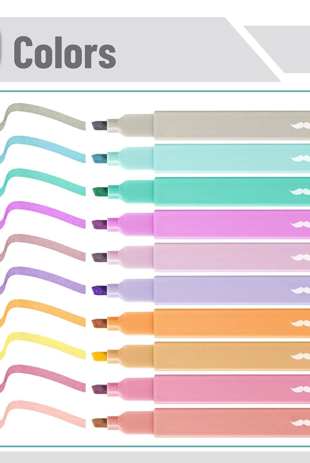 Aesthetic Highlighters 10 Pack Candy Colors-11- Gift/Home-Mr. Pen-Usher & Co - Women's Boutique Located in Atoka, OK and Durant, OK
