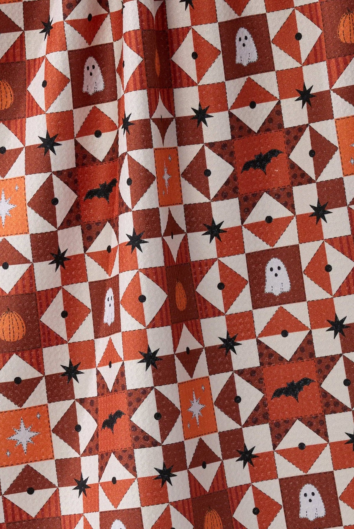Quilt Work Tea Towel - Halloween 2026-Kitchen Textiles-Geometry-Usher & Co - Women's Boutique Located in Atoka, OK and Durant, OK