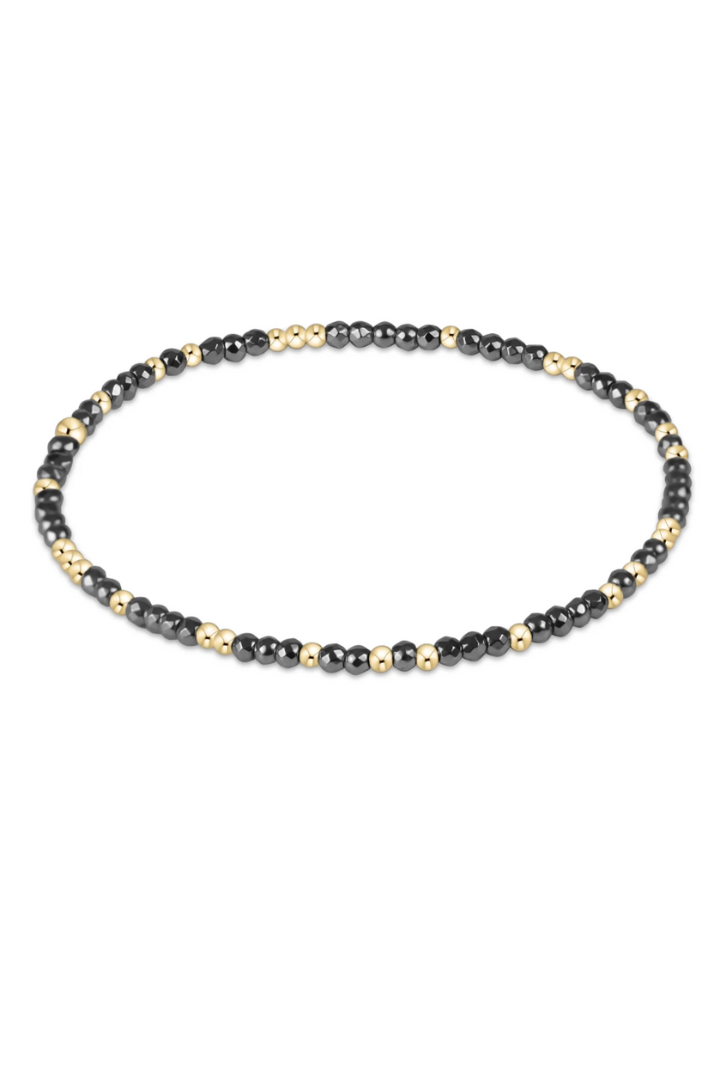 enewton: Extends Hope Unwritten Silver Faceted Hematite 2mm Bracelet-7- Jewelry-ENEWTON-Usher & Co - Women's Boutique Located in Atoka, OK and Durant, OK
