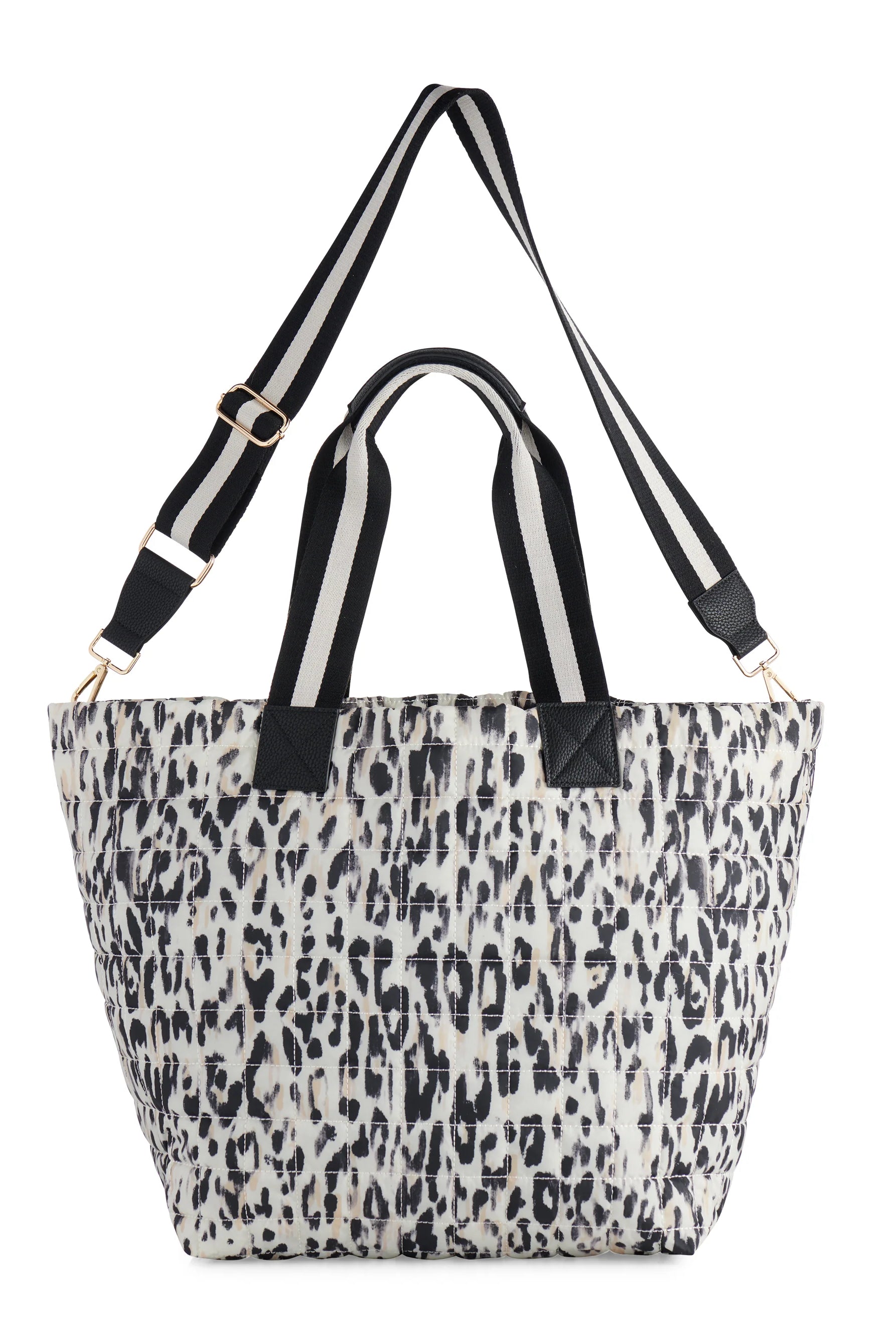 Ezra Travel Tote-Leopard-10- Bags/Wallets-SHIRALEAH-Usher & Co - Women's Boutique Located in Atoka, OK and Durant, OK