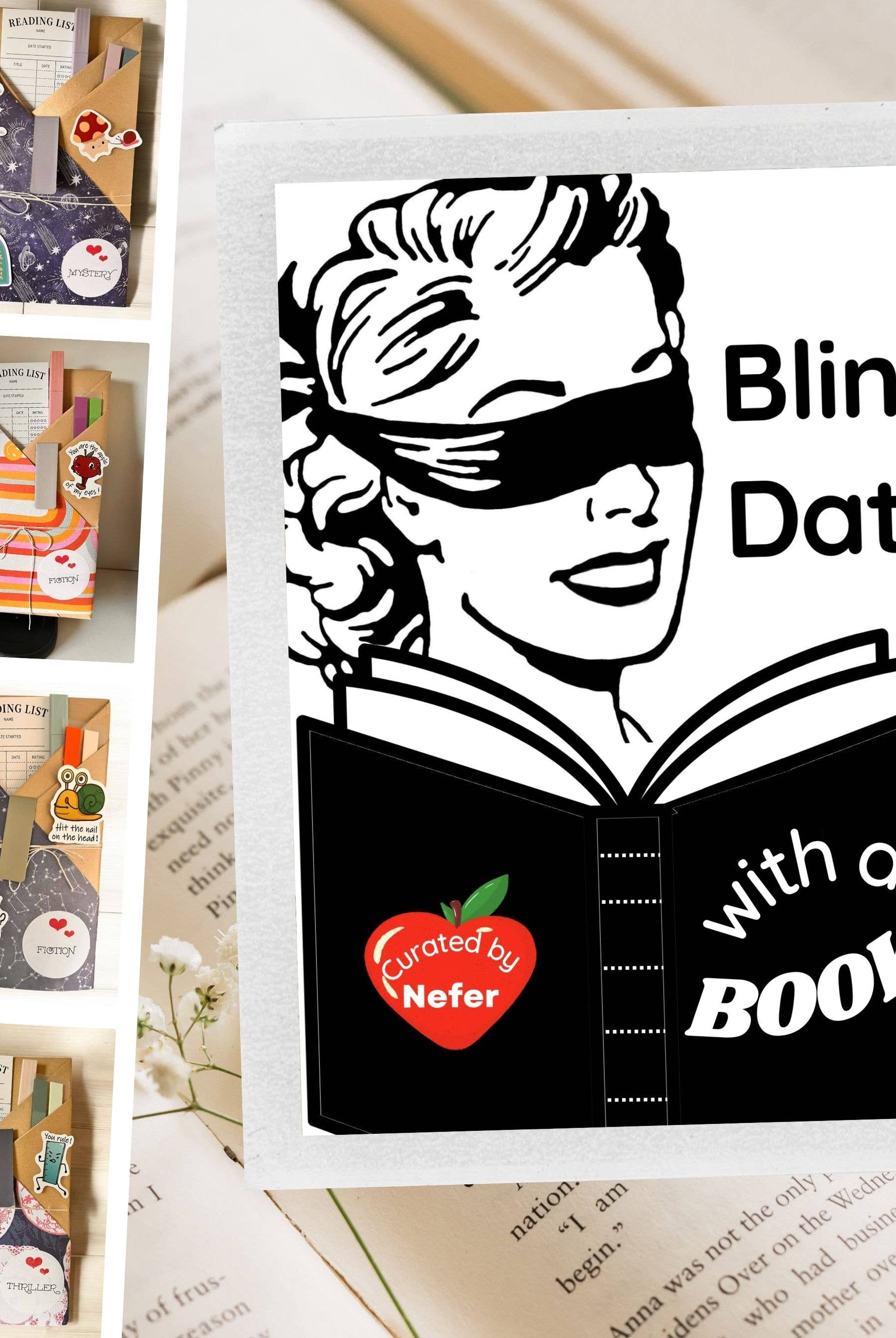 Blind Date with A Book - Hardcover-11- Gift/Home-Nefer Designer Candles & Home Decor-Usher & Co - Women's Boutique Located in Atoka, OK and Durant, OK