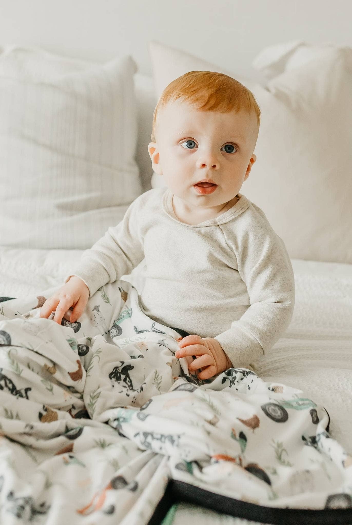 Copper Pearl: Three-Layer Quilt - Jo-12- Baby/Kids/Men-Copper Pearl-Usher & Co - Women's Boutique Located in Atoka, OK and Durant, OK