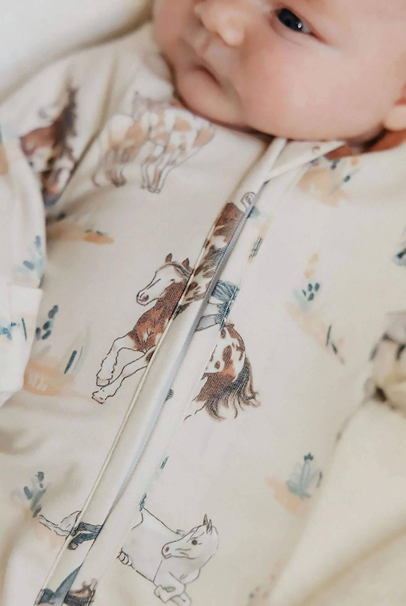 Copper Pearl: Zip-Up Footie Pajama - Montana-12- Baby/Kids/Men-Copper Pearl-Usher & Co - Women's Boutique Located in Atoka, OK and Durant, OK