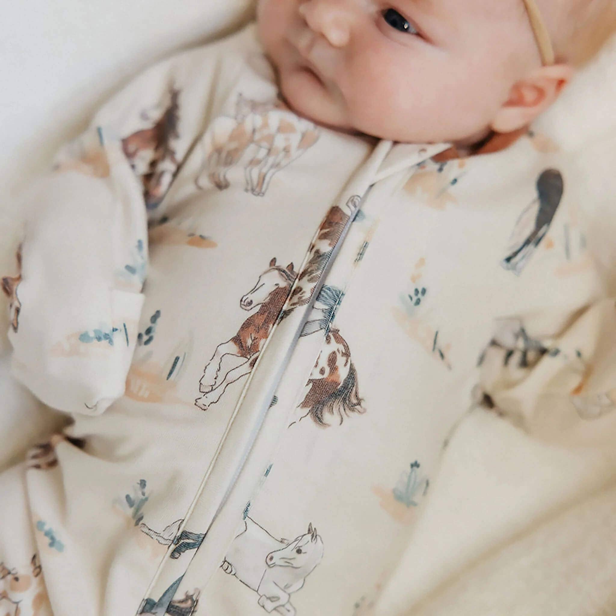 Copper Pearl: Zip-Up Footie Pajama - Montana-12- Baby/Kids/Men-Copper Pearl-Usher & Co - Women's Boutique Located in Atoka, OK and Durant, OK