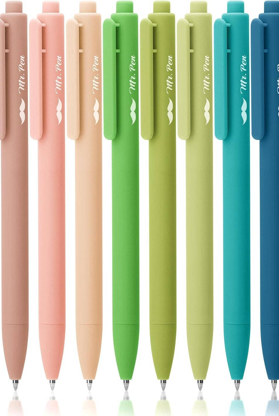Cute 12-Pack Retractable Gel Pens with Colored Ink-11- Gift/Home-Mr. Pen-Usher & Co - Women's Boutique Located in Atoka, OK and Durant, OK