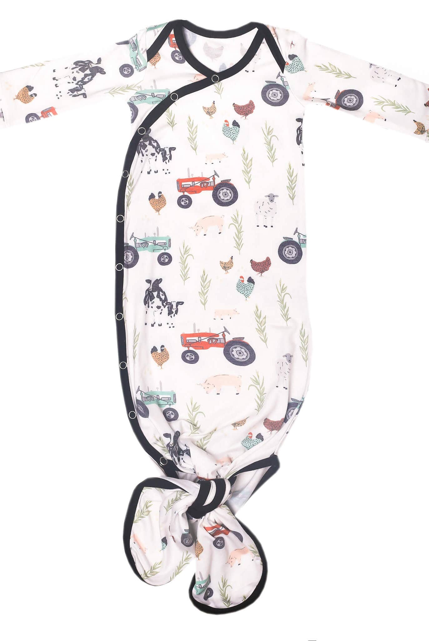 Copper Pearl: Newborn Knotted Gown - Jo-12- Baby/Kids/Men-Copper Pearl-Usher & Co - Women's Boutique Located in Atoka, OK and Durant, OK