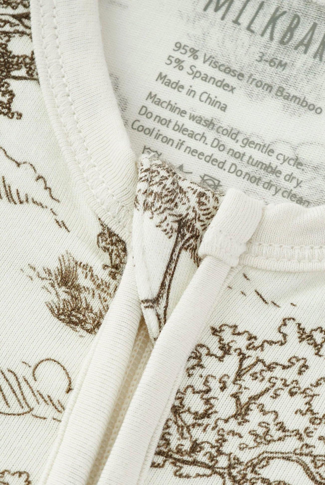 Footed Romper-Country Toile-12- Baby/Kids/Men-Milkbarn-Usher & Co - Women's Boutique Located in Atoka, OK and Durant, OK