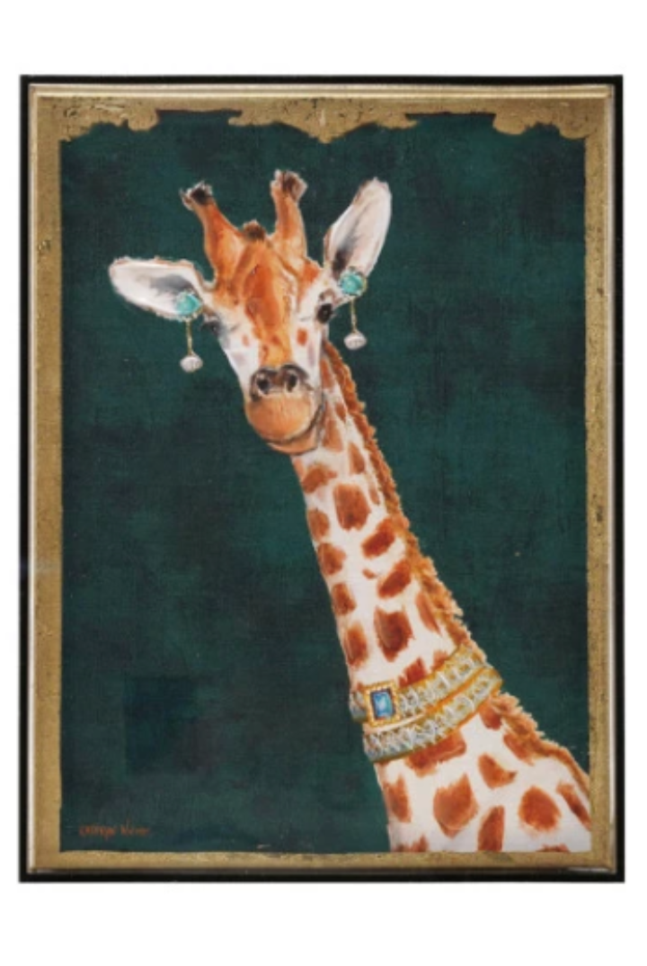 Acrylic Box Framed Wall Art-Giraffe-11- Gift/Home-CREATIVE CO-OP-Usher & Co - Women's Boutique Located in Atoka, OK and Durant, OK