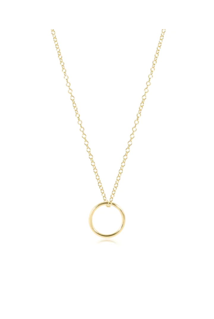 enewton: 16" Necklace Gold-Halo Gold Charm-7- Jewelry-ENEWTON-Usher & Co - Women's Boutique Located in Atoka, OK and Durant, OK