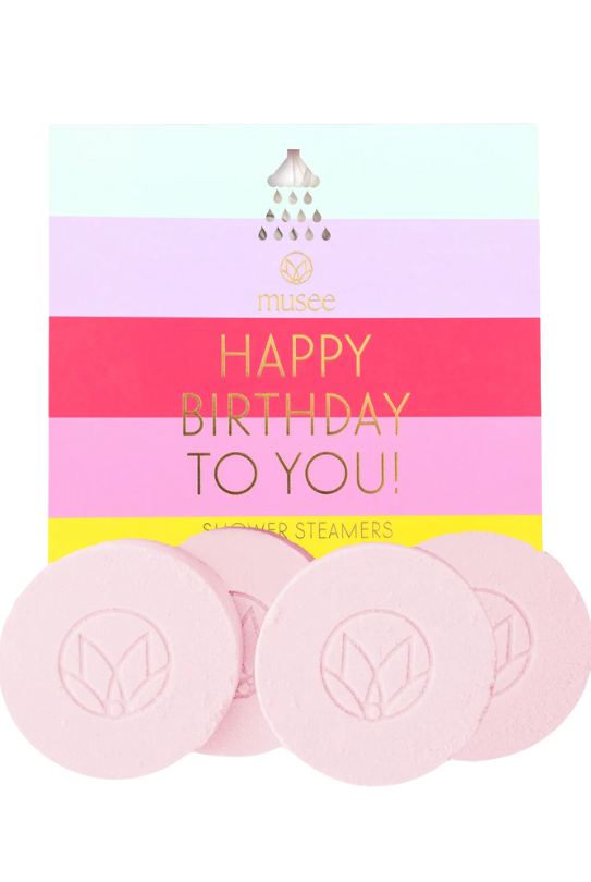 Musee: Happy Birthday Shower Steamers-11- Gift/Home-Musee Wholesale-Usher & Co - Women's Boutique Located in Atoka, OK and Durant, OK