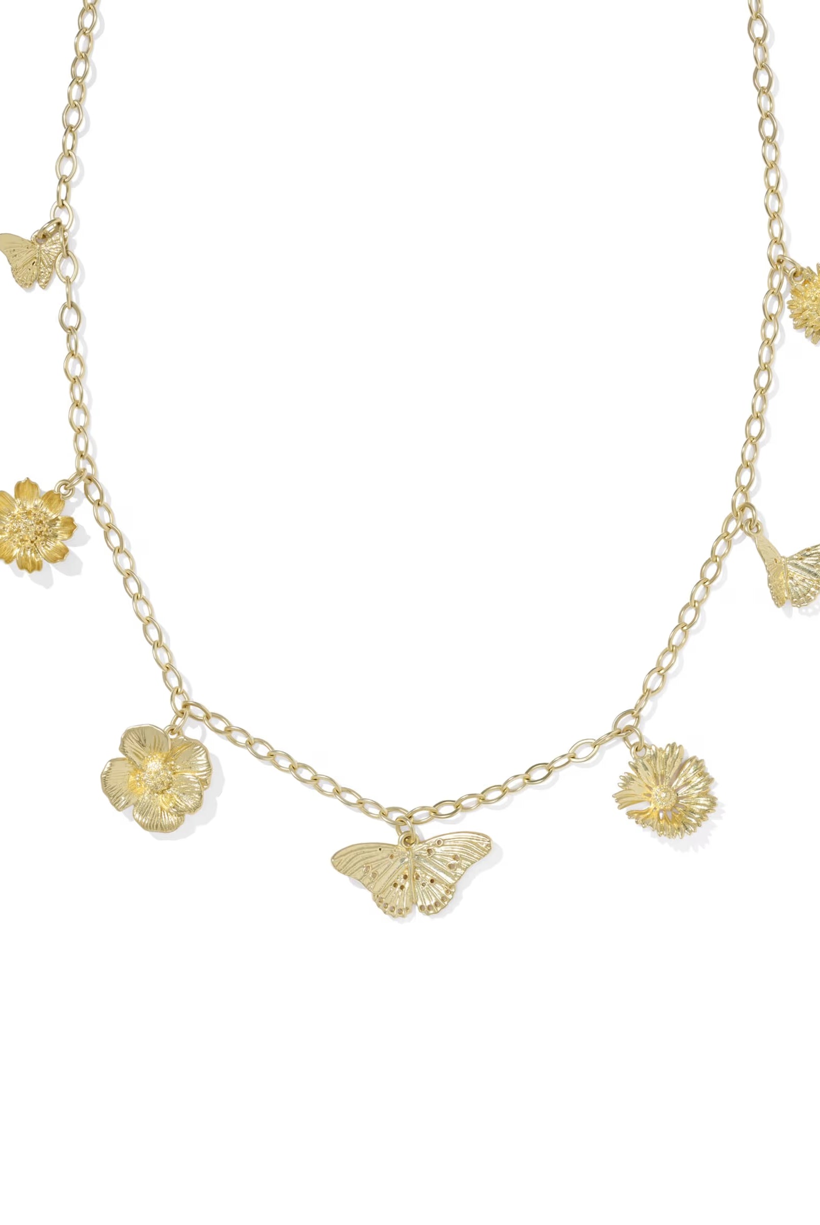 Kendra Scott: Cailey Charm Necklace-Gold-7- Jewelry-Kendra Scott-Usher & Co - Women's Boutique Located in Atoka, OK and Durant, OK