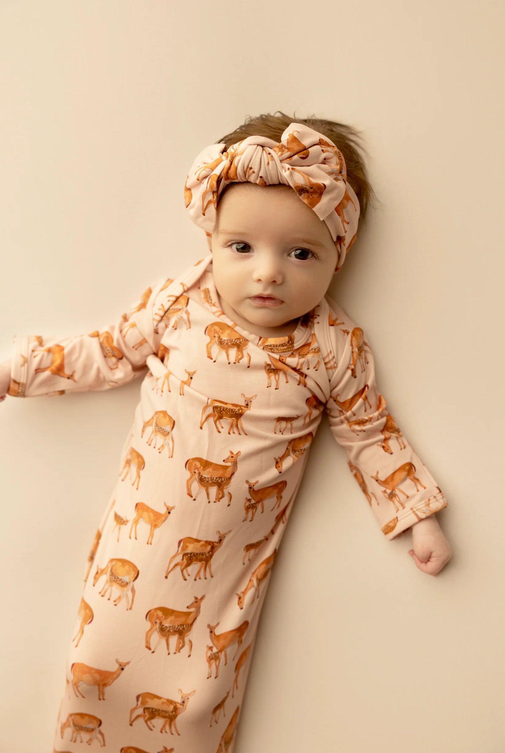 Goosies: Knotted Gown-Does & Fawns-12- Baby/Kids/Men-Goosies-Usher & Co - Women's Boutique Located in Atoka, OK and Durant, OK