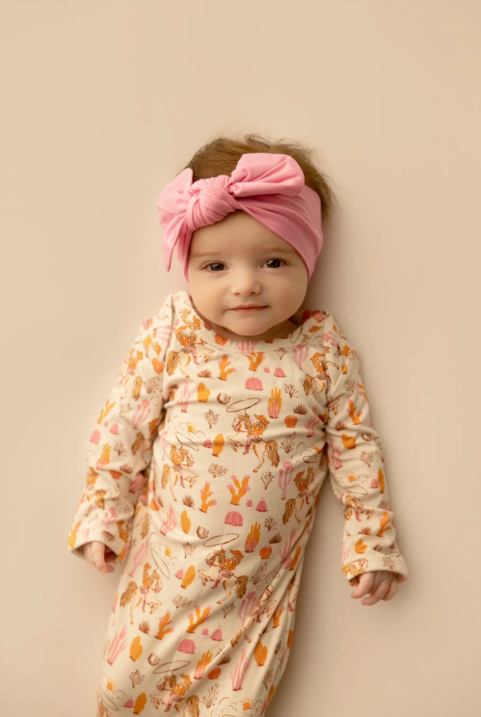 Goosies: Knotted Gown-Saddle Cowgirl!-12- Baby/Kids/Men-Goosies-Usher & Co - Women's Boutique Located in Atoka, OK and Durant, OK