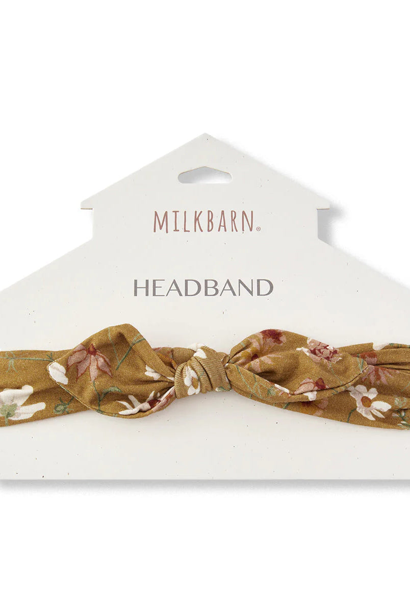 Knotted Headband-Wildflower-12- Baby/Kids/Men-Milkbarn-Usher & Co - Women's Boutique Located in Atoka, OK and Durant, OK