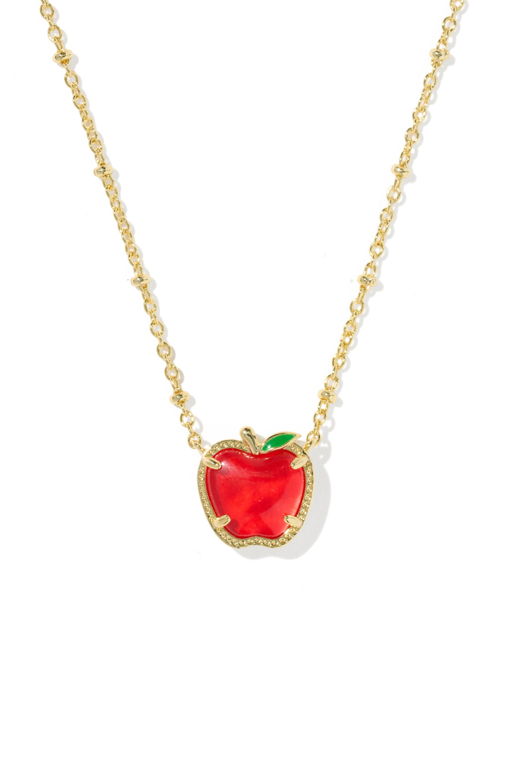 Kendra Scott: Apple Short Pendant Necklace-Red Illusion-7- Jewelry-Kendra Scott-Usher & Co - Women's Boutique Located in Atoka, OK and Durant, OK