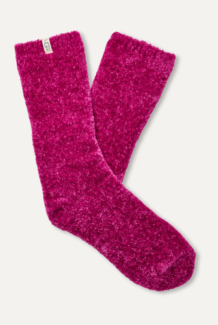 UGG: Leda Socks-Chroma Pink-8- Accessory-UGG-Usher & Co - Women's Boutique Located in Atoka, OK and Durant, OK