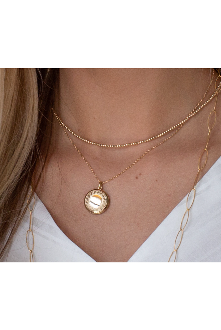 enewton: 16" Cherish Small Locket-Gold-7- Jewelry-ENEWTON-Usher & Co - Women's Boutique Located in Atoka, OK and Durant, OK