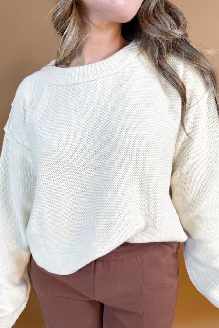 Long Lost Sweater-1- Tops-HYFVE-Usher & Co - Women's Boutique Located in Atoka, OK and Durant, OK