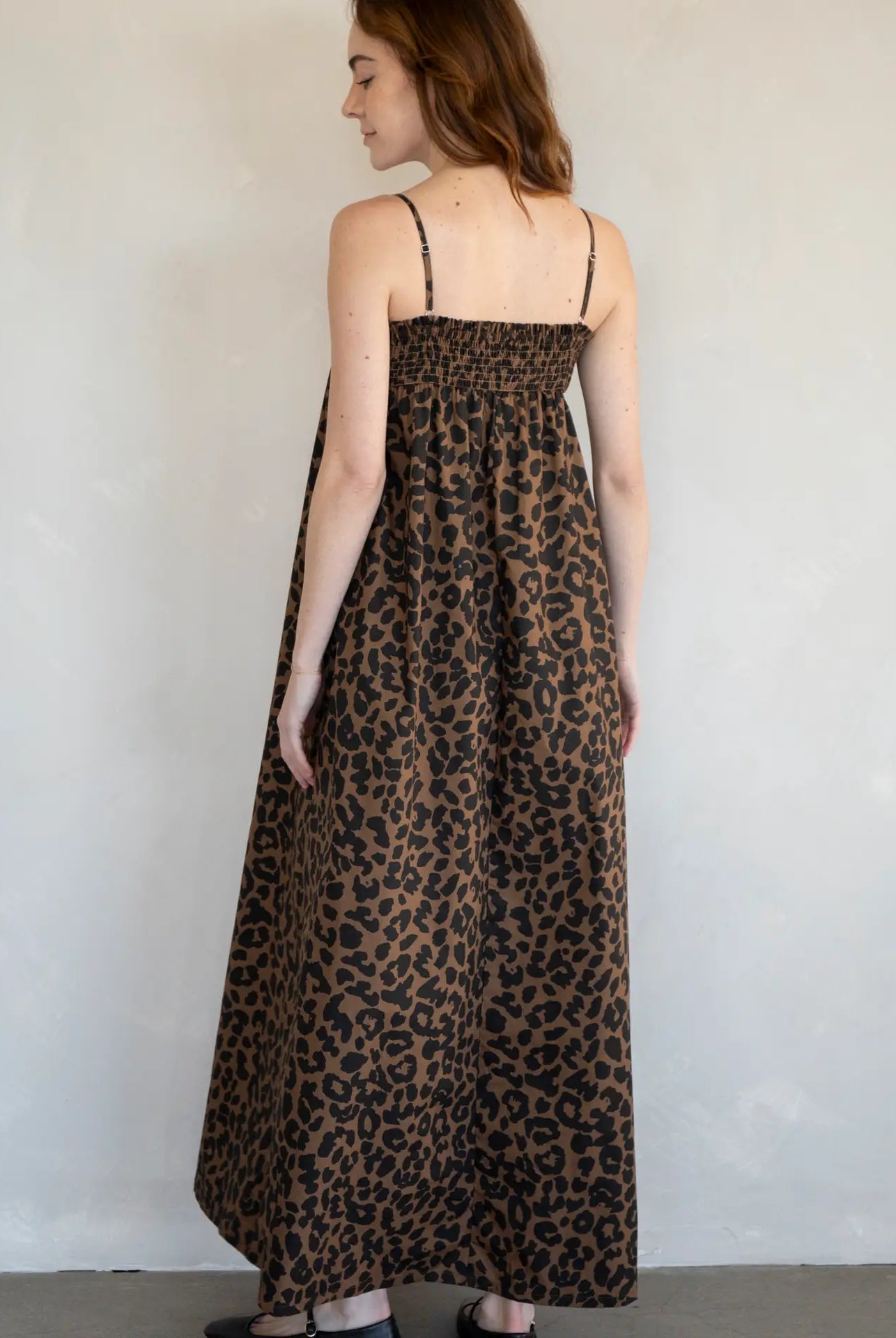 Marty Leopard Maxi Dress-6- Dress/Romp/Jump-Things Between-Usher & Co - Women's Boutique Located in Atoka, OK and Durant, OK