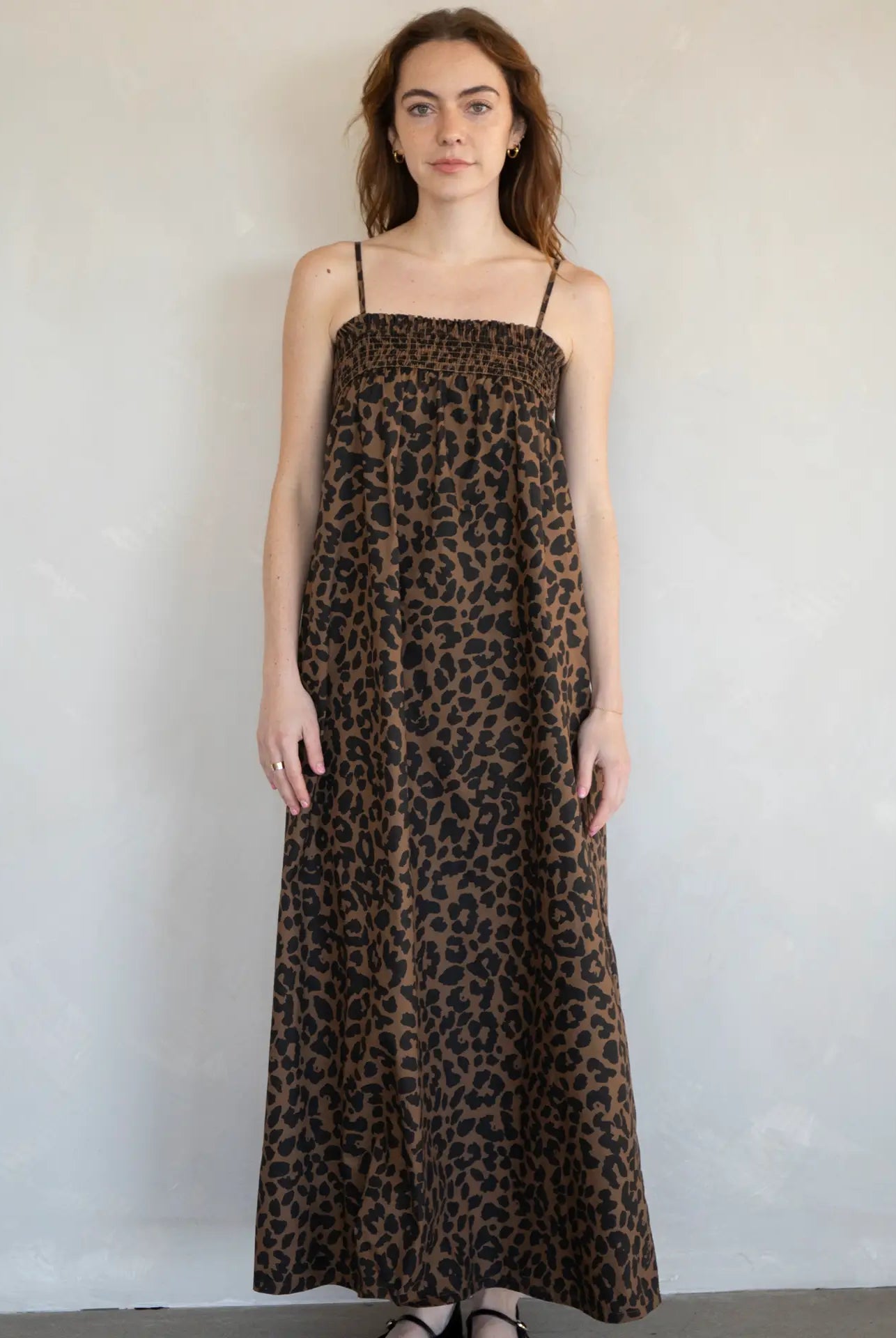 Marty Leopard Maxi Dress-6- Dress/Romp/Jump-Things Between-Usher & Co - Women's Boutique Located in Atoka, OK and Durant, OK