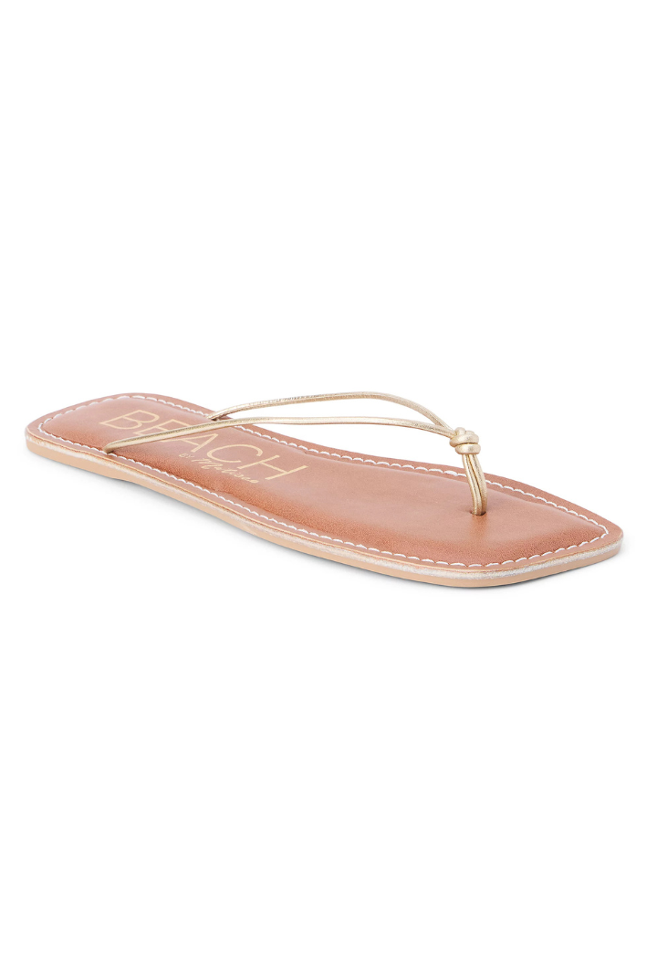 Matisse: Ray Thong-Gold-9- Shoes-MATISSE-Usher & Co - Women's Boutique Located in Atoka, OK and Durant, OK