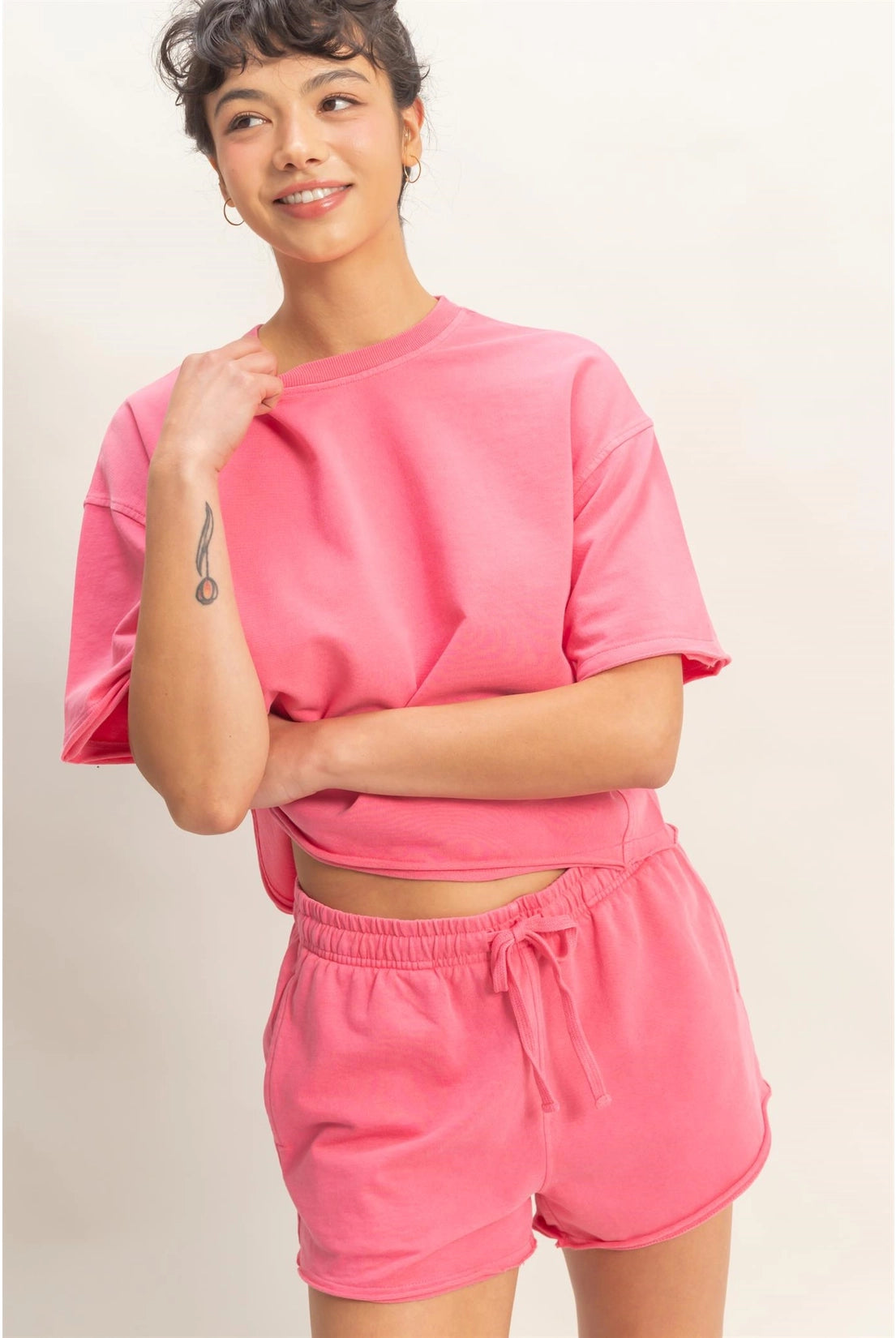 The Midtown Set-Taffy Pink-3- Sets/Lounge-HYFVE-Usher & Co - Women's Boutique Located in Atoka, OK and Durant, OK
